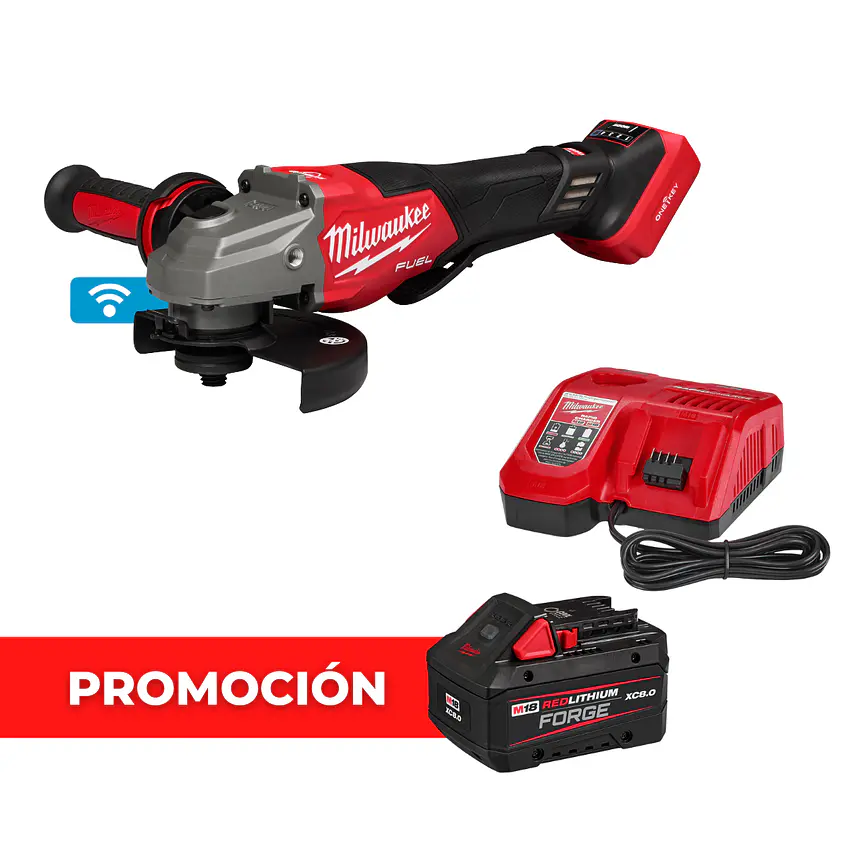 Esmeril Milwaukee M18 FUEL Velocidad Variable 6