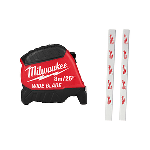 Milwaukee Huincha De Medir 8 Metros Hoja Ancha 48-22-1226 Wide Blade