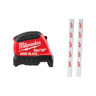 Milwaukee Huincha De Medir 5 Metros Hoja Ancha 48-22-1217 Wide Blade