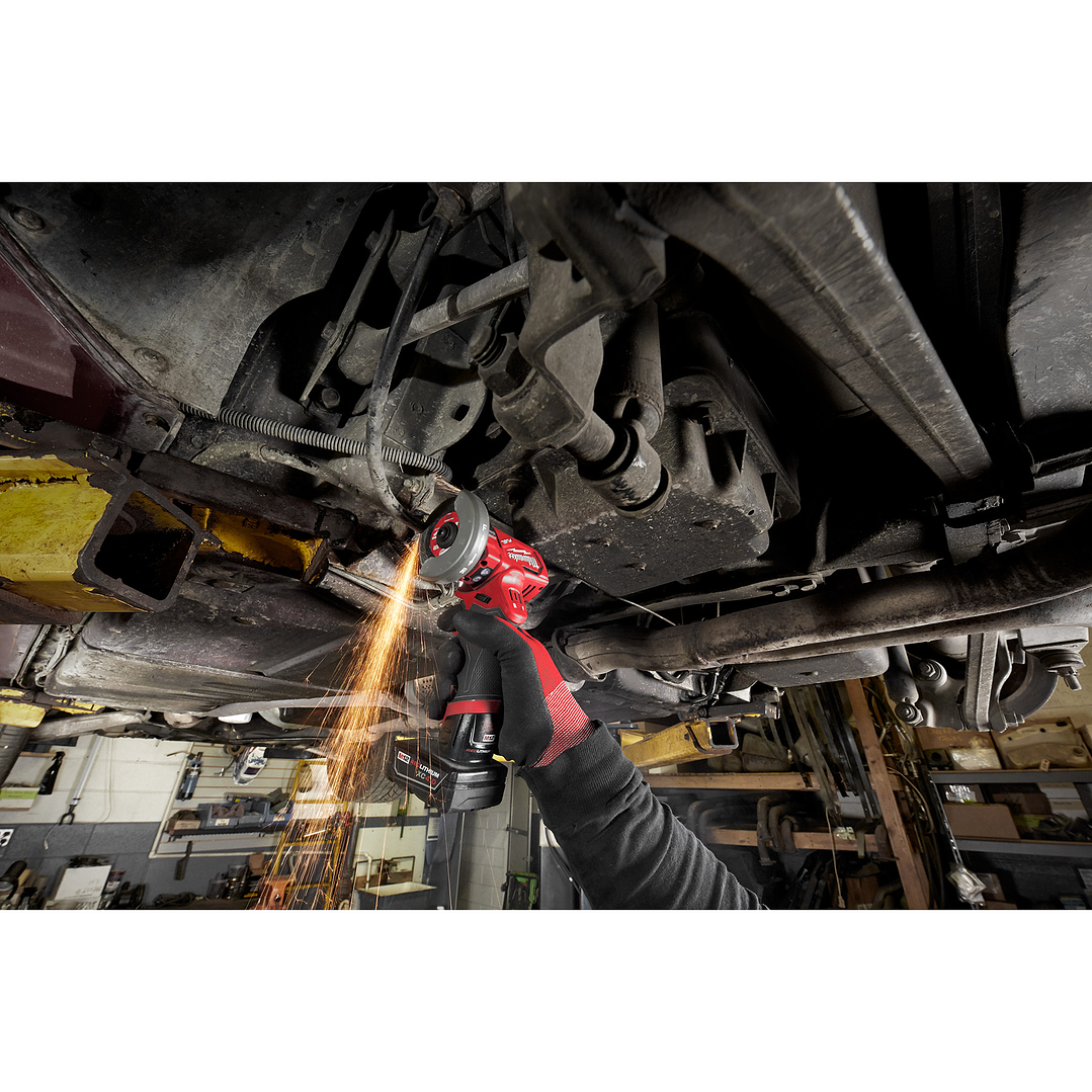 Milwaukee Herramienta De Corte M12 Fuel Mini Esmeril 2522-20 + Batería 5 Ah 9