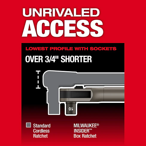 Chicharra Extendida Milwaukee M12 Fuel Insider 3050-20 + Batería 7