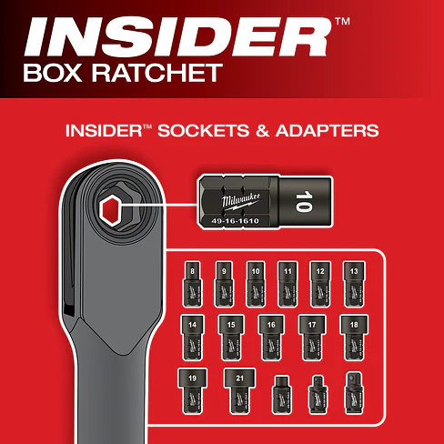 Chicharra Extendida Milwaukee M12 Fuel Insider 3050-20 + Batería 6
