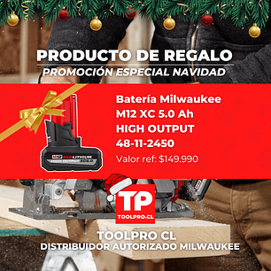 Milwaukee Herramienta De Corte M12 Fuel Mini Esmeril 2522-20 + Batería 5 Ah