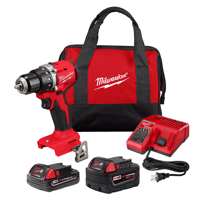 Milwaukee Kit Taladro Atornillador Compacto M18 Brushless 3601-20 1