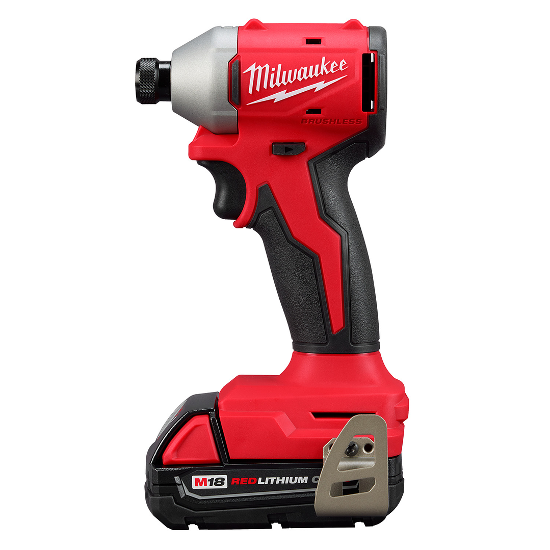 Milwaukee Kit Atornillador de Impacto Compacto M18 Brushless 3650-20 4