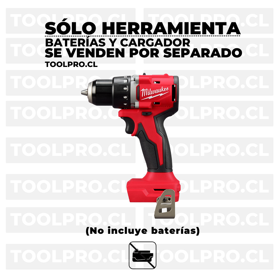 Milwaukee Taladro Atornillador Compacto M18 Brushless 3601-20 2