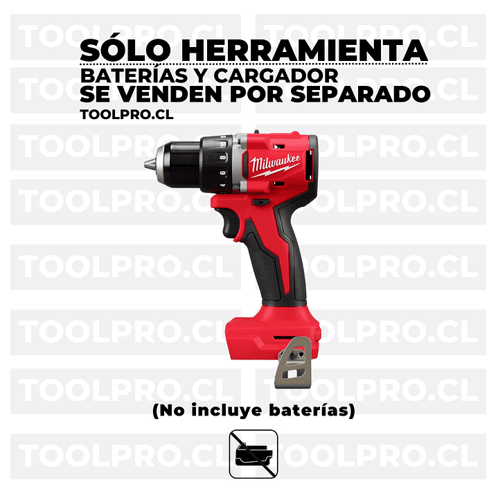 Milwaukee Taladro Atornillador Compacto M18 Brushless 3601-20 2