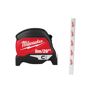 Milwaukee Huincha De Medir Punta Magnética 8 Mt 48-22-1026m