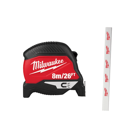 Milwaukee Huincha De Medir Punta Magnética 8 Mt 48-22-1026m