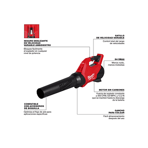Sopladora Inalámbrica Milwaukee M18 Fuel 500 CFM 3017-20