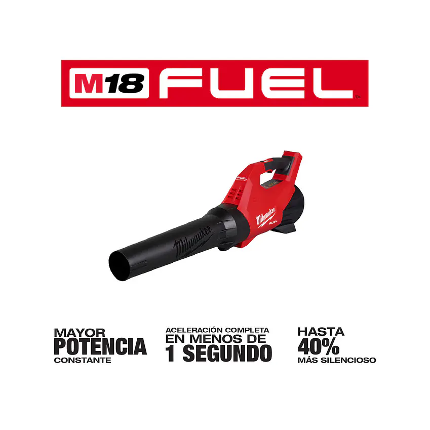 Sopladora Inalámbrica Milwaukee M18 Fuel 500 CFM 3017-20 3