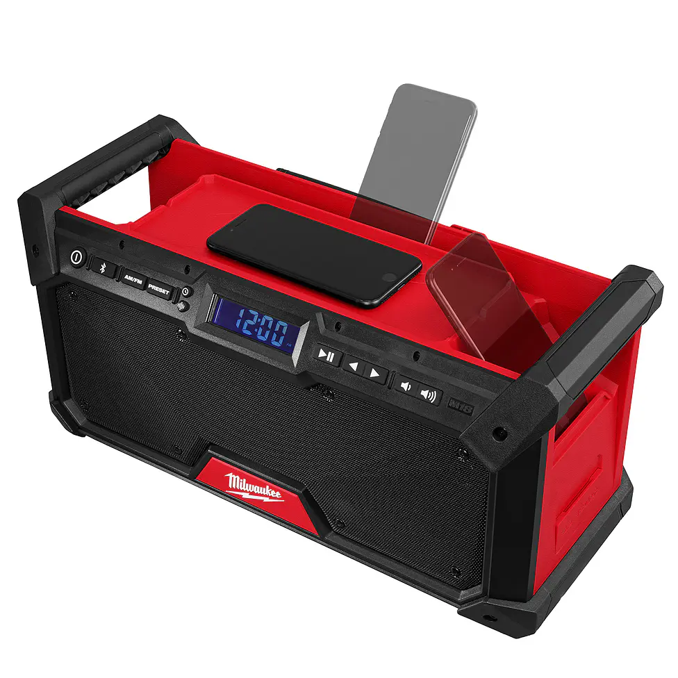 Parlante Bluetooth Milwaukee M18 Jobsite con radio AM/FM 2952-20 6