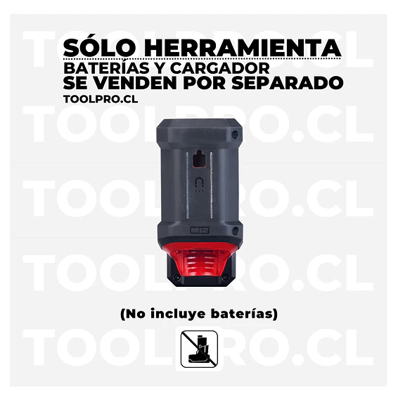 Foco Led Magnético 700 Lúmenes Milwaukee M12 Rover Usb Power Bank 2367-20 2