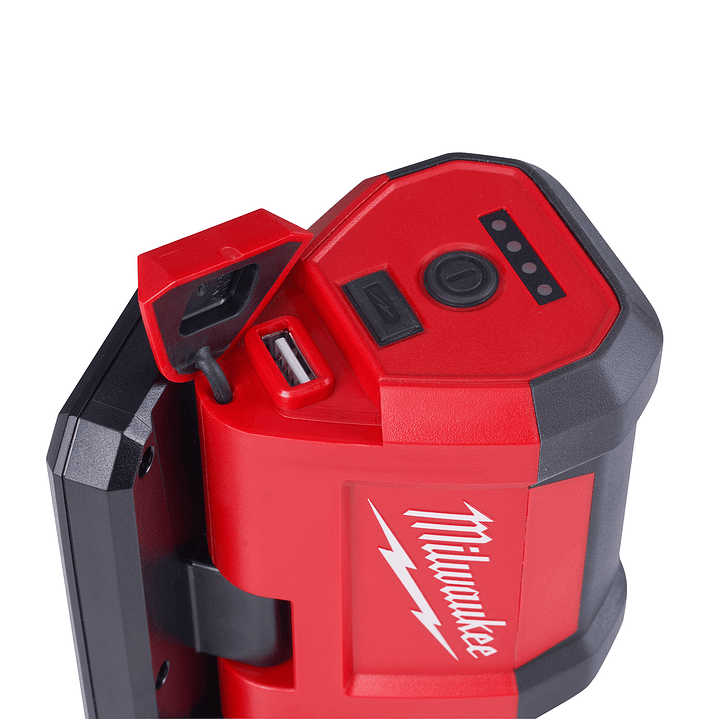 Foco Led Magnético 700 Lúmenes Milwaukee M12 Rover Usb Power Bank 2367-20 5