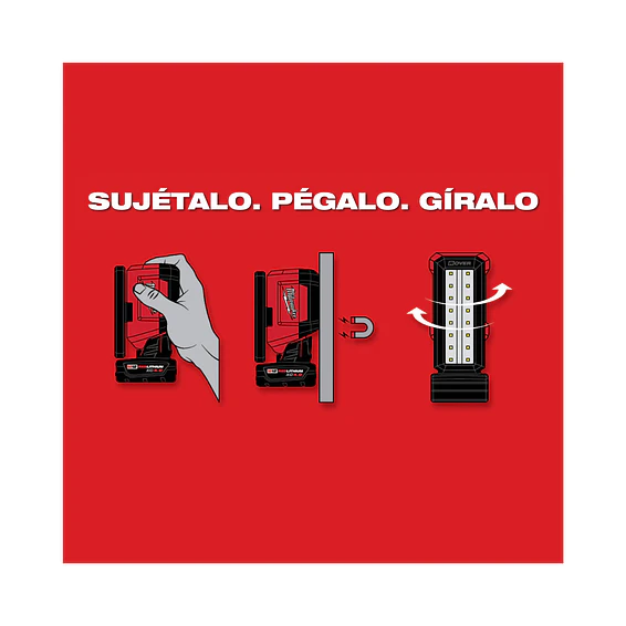 Foco Led Magnético 700 Lúmenes Milwaukee M12 Rover Usb Power Bank 2367-20 6