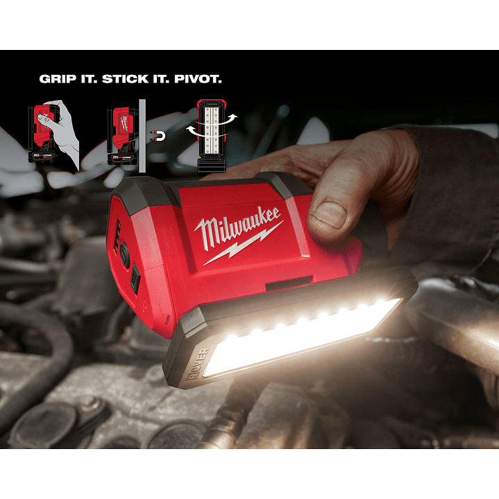 Foco Led Magnético 700 Lúmenes Milwaukee M12 Rover Usb Power Bank 2367-20 11