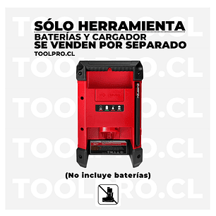 Radio Bluetooth Milwaukee + Cargador De Batería M12 2951-20