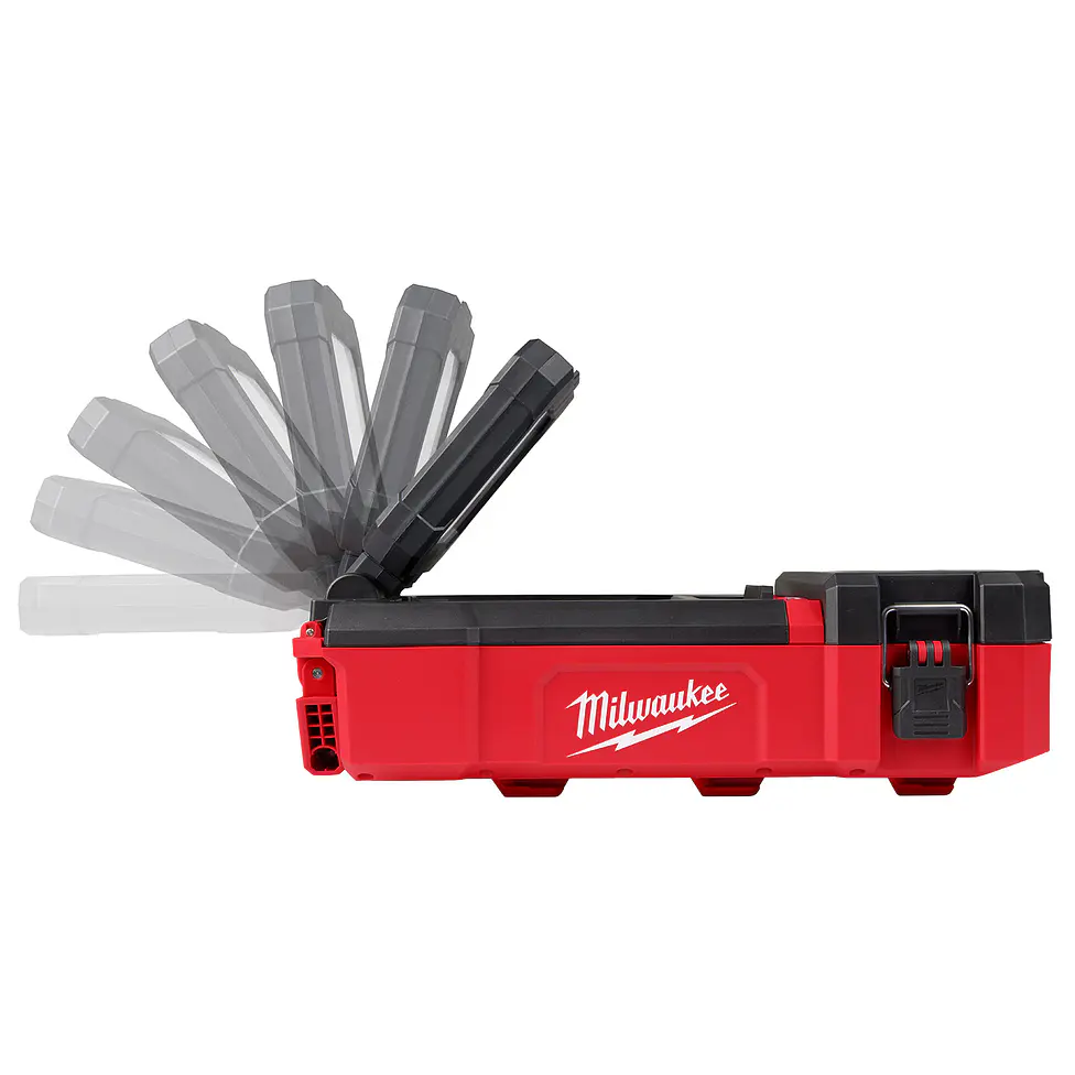 Foco Led Milwaukee M12 Packout Cabezal Giratorio 1400 Lúmenes 2356-20 3