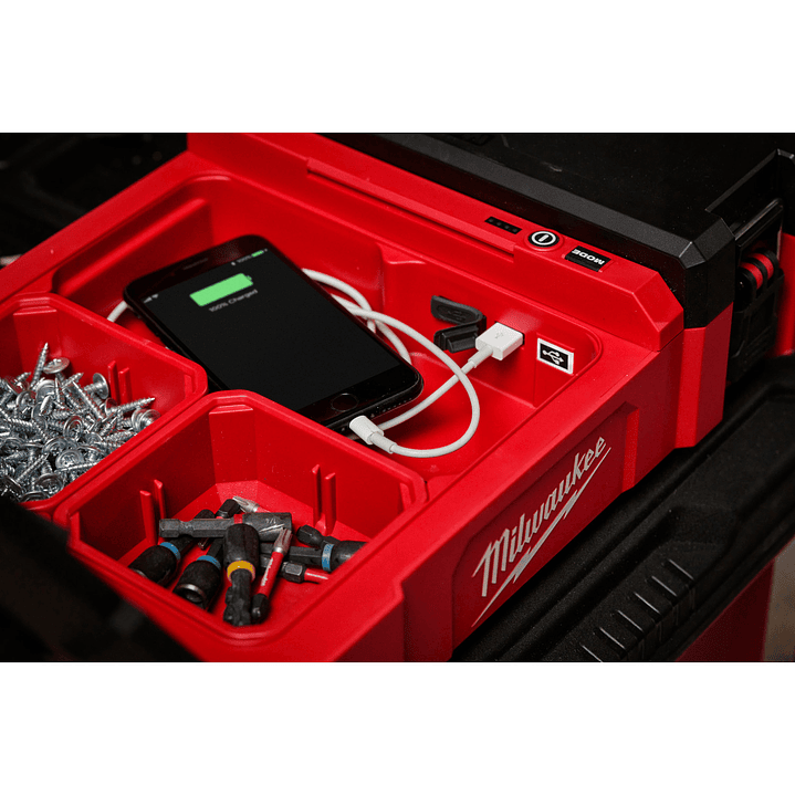 Foco Led Milwaukee M12 Packout Cabezal Giratorio 1400 Lúmenes 2356-20 10