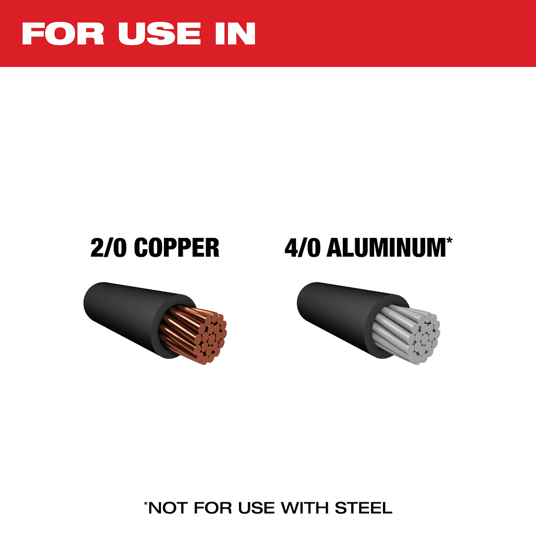 Alicate Cortador De Cables Alto Calibre Milwaukee 48-22-6104 6