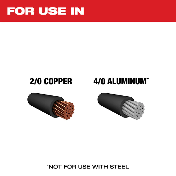 Alicate Cortador De Cables Alto Calibre Milwaukee 48-22-6104 6