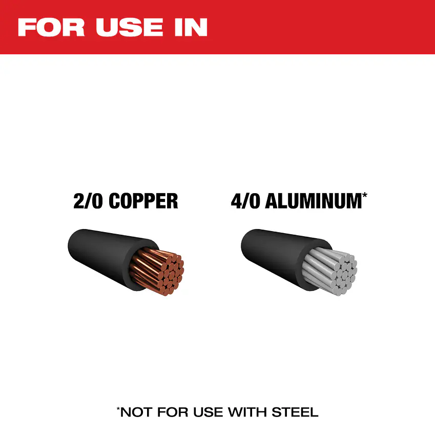 Alicate Cortador De Cables Alto Calibre Milwaukee 48-22-6104 6