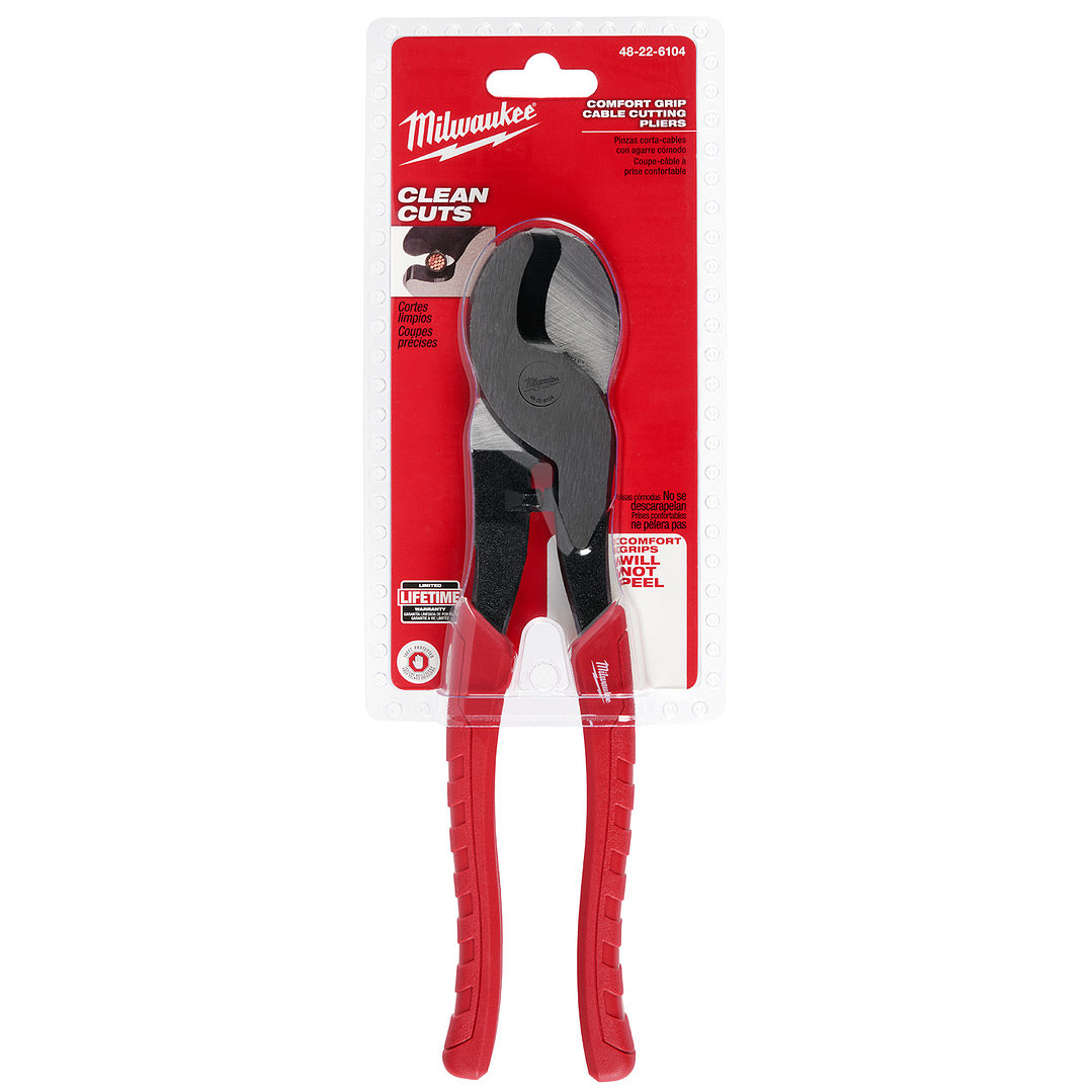 Alicate Cortador De Cables Alto Calibre Milwaukee 48-22-6104 3
