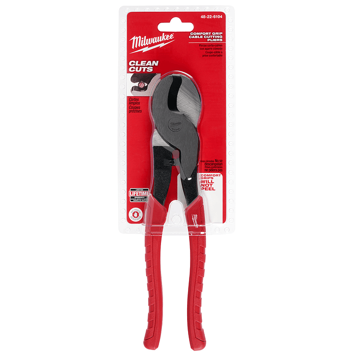 Alicate Cortador De Cables Alto Calibre Milwaukee 48-22-6104 3