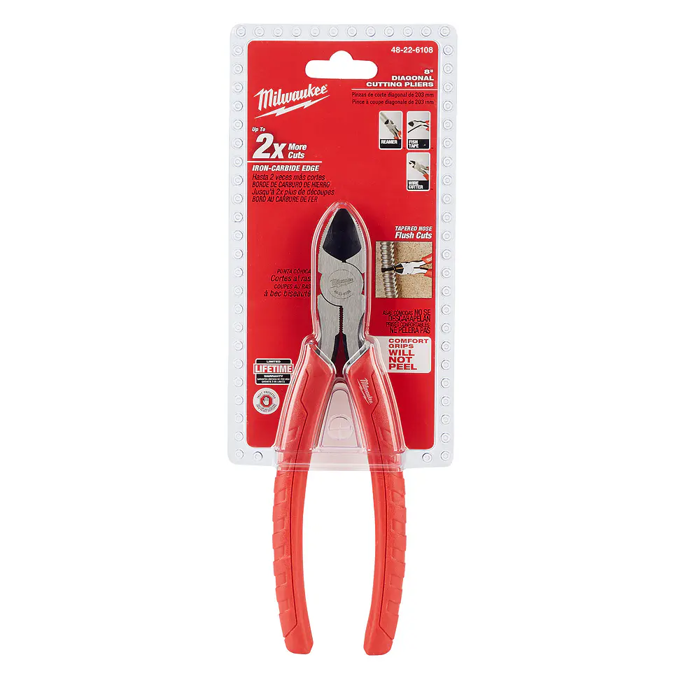 Alicate Cortante Milwaukee 8 Pulgadas 48-22-6108 2