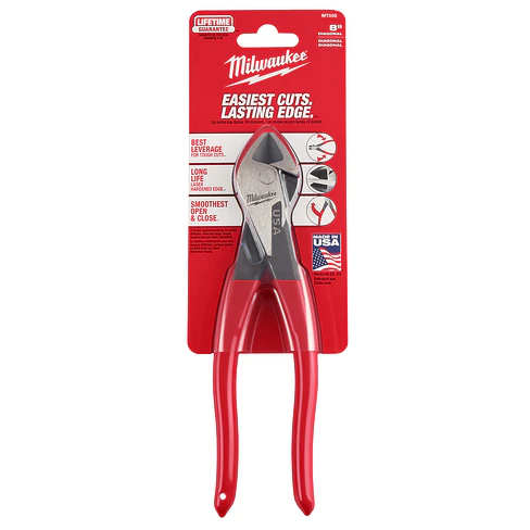 Alicate Corte Diagonal Milwaukee 8 Pulgadas Hecho En Usa MT508 2