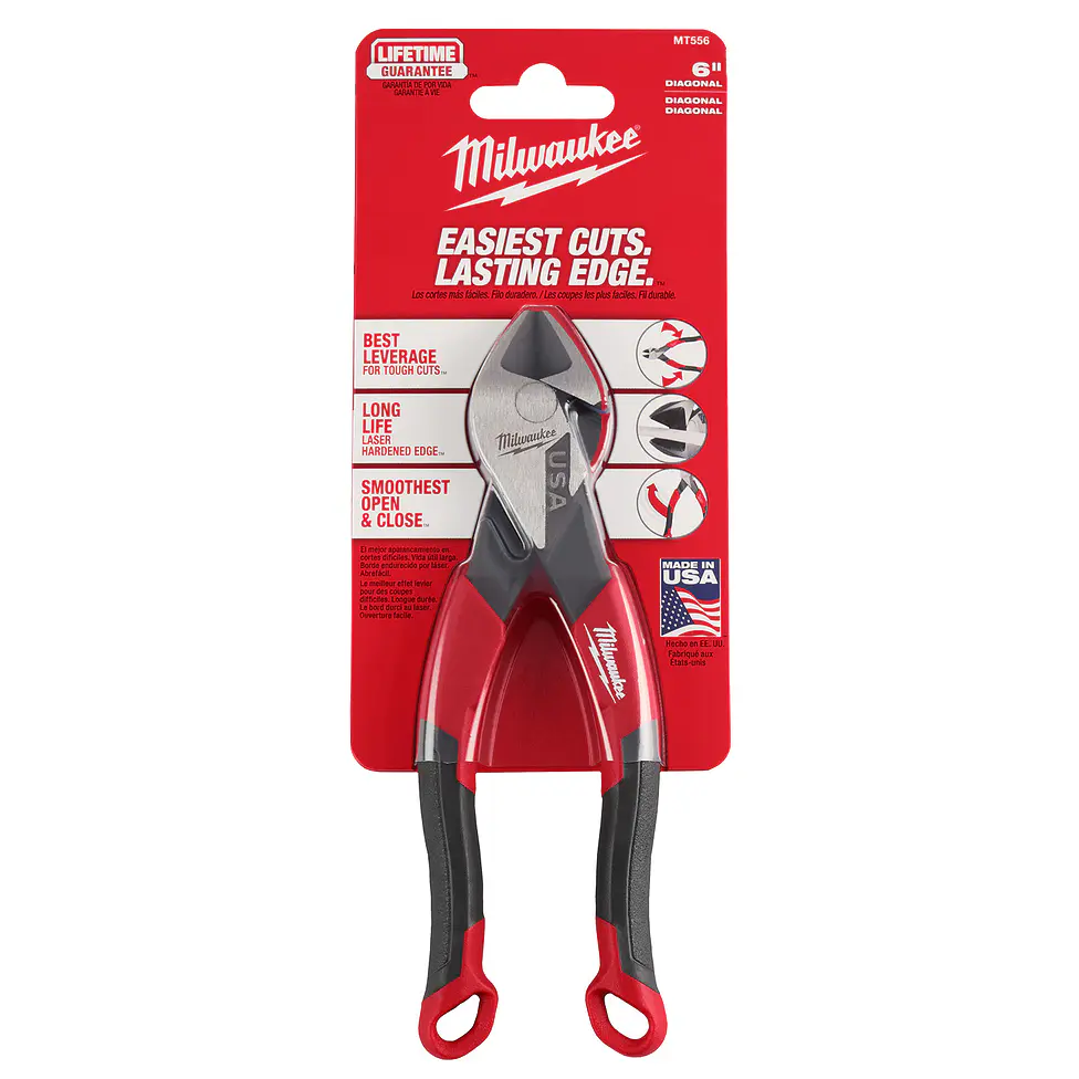 Alicate Corte Diagonal Milwaukee 6 Pulg. Hecho En Usa MT556 4