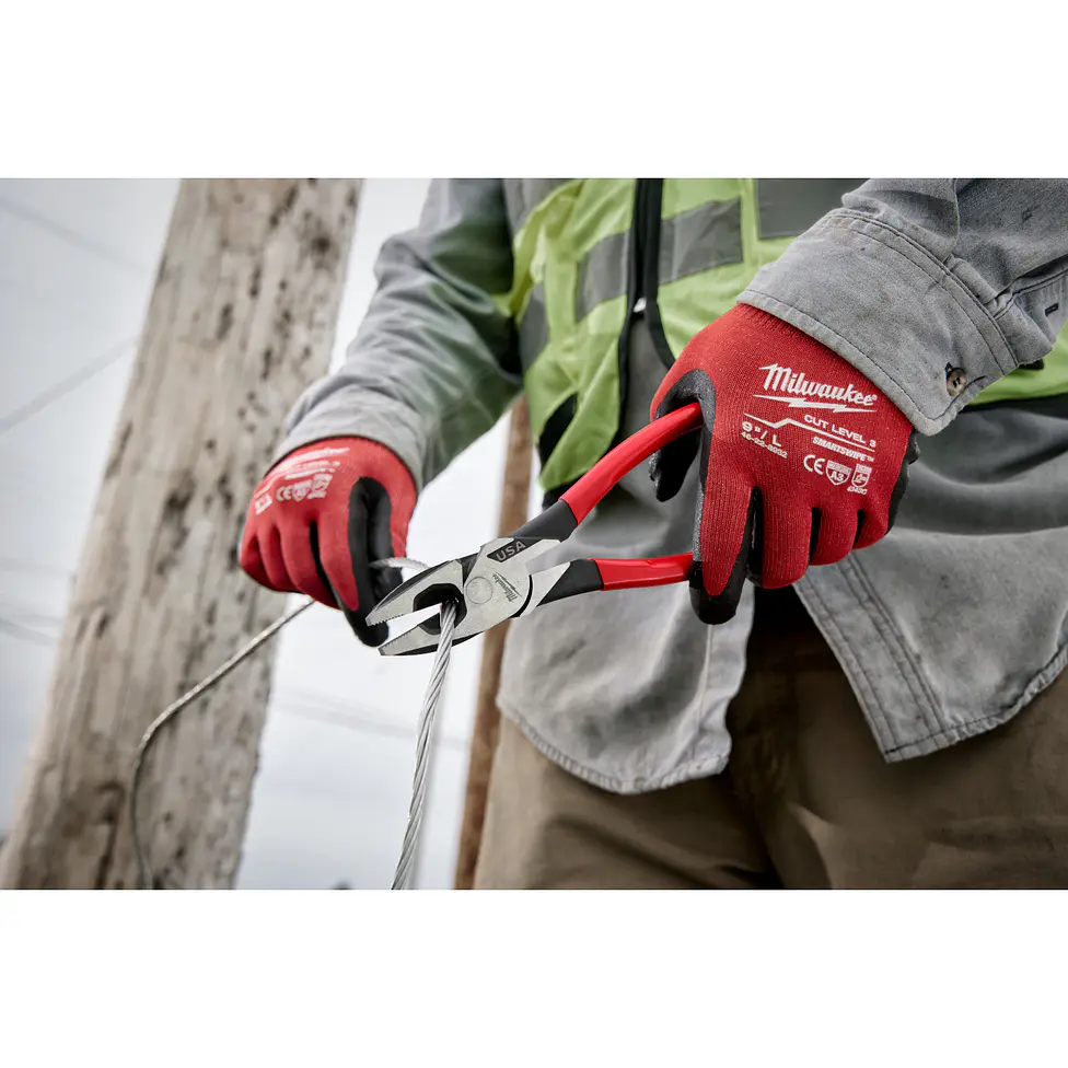 Pack 2 Alicates Milwaukee Universal + Cortante Hechos En Usa MT500-2 10