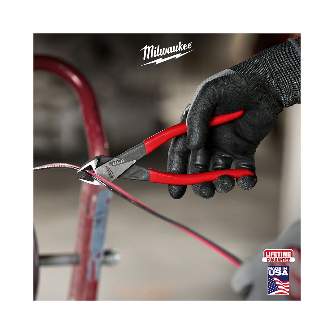 Pack 2 Alicates Milwaukee Universal + Cortante Hechos En Usa MT500-2 8