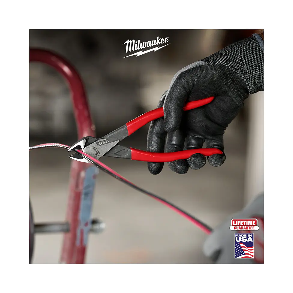 Pack 2 Alicates Milwaukee Universal + Cortante Hechos En Usa MT500-2 8