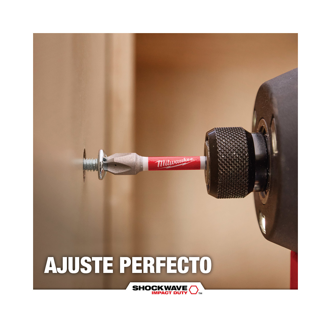 Set Puntas Y Brocas Milwaukee Shockwave 50 Piezas 48-32-4013 6