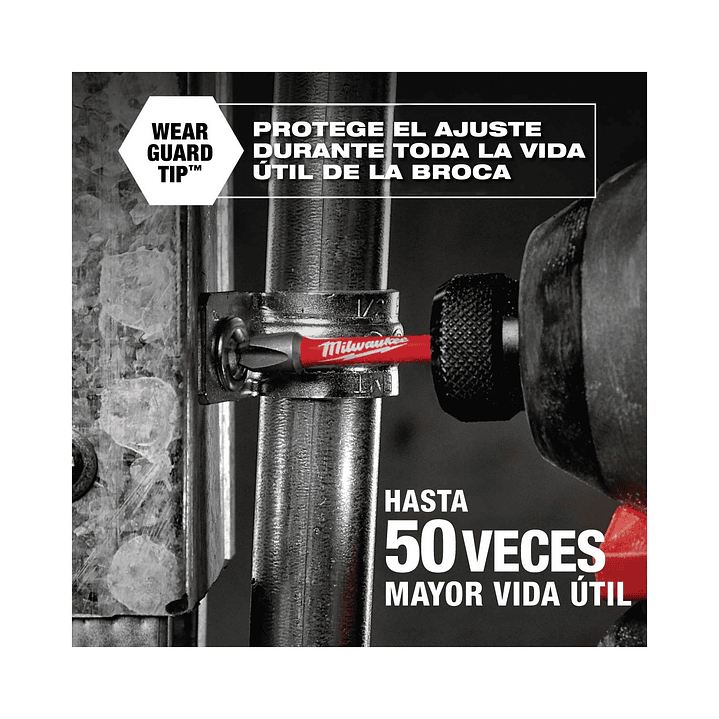 Set Puntas Y Brocas Milwaukee Shockwave 50 Piezas 48-32-4013 5