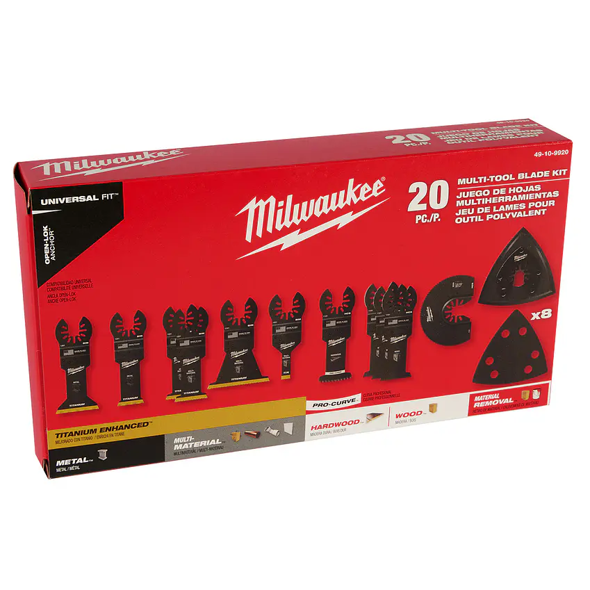 Set 20 Hojas Para Multi Herramienta Milwaukee 49-10-9920 1