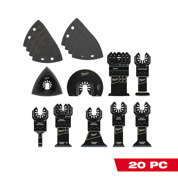 Set 20 Hojas Para Multi Herramienta Milwaukee 49-10-9920 2