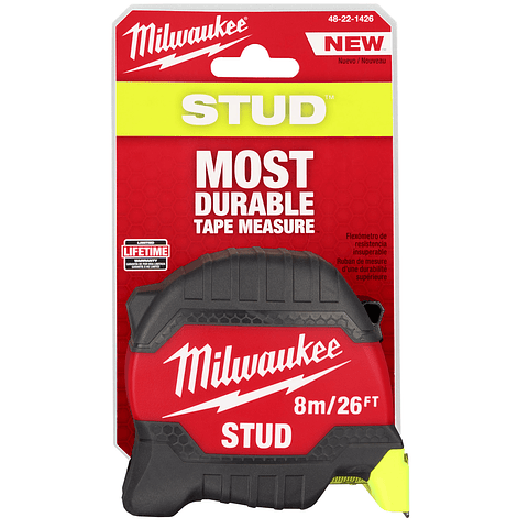Huincha De Medir Milwaukee Stud 8 Metros 48-22-1426