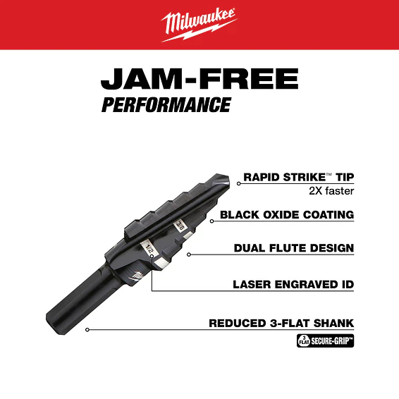 Set de Brocas Escalonadas Milwaukee 6 Piezas 48-89-9224 8