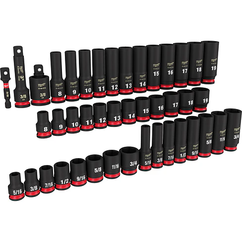 Set de Dados Milwaukee 3/8” Métricos y SAE 43 Piezas Modelo 49-66-7009 4