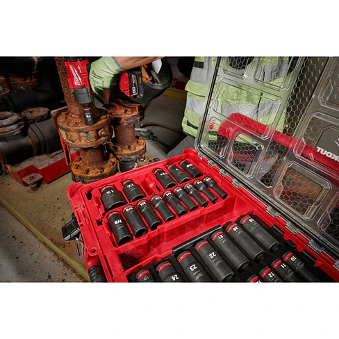 Juego 31 Dados De Impacto 1/2 Métricos Packout Milwaukee 49-66-6806 8
