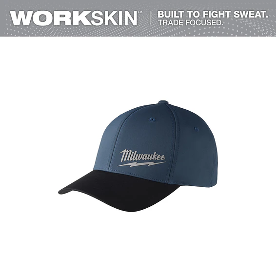 Jockey Alto Rendimiento Milwaukee Workskin Protección Uv Azul L-XL 2