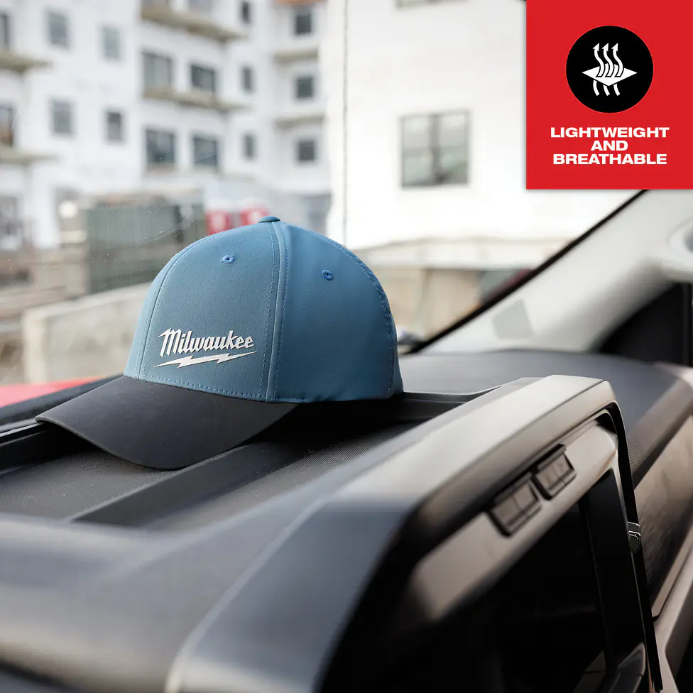 Jockey Alto Rendimiento Milwaukee Workskin Protección Uv Azul L-XL 7