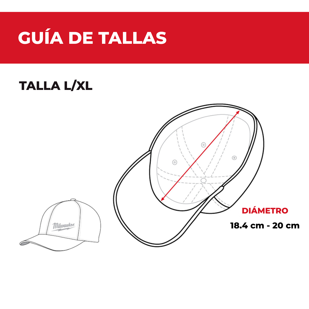 Jockey Alto Rendimiento Milwaukee Workskin Protección Uv Gris L-XL 3