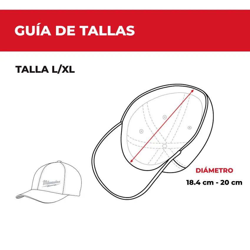 Jockey Alto Rendimiento Milwaukee Workskin Protección Uv Gris 507DG - L/XL 8