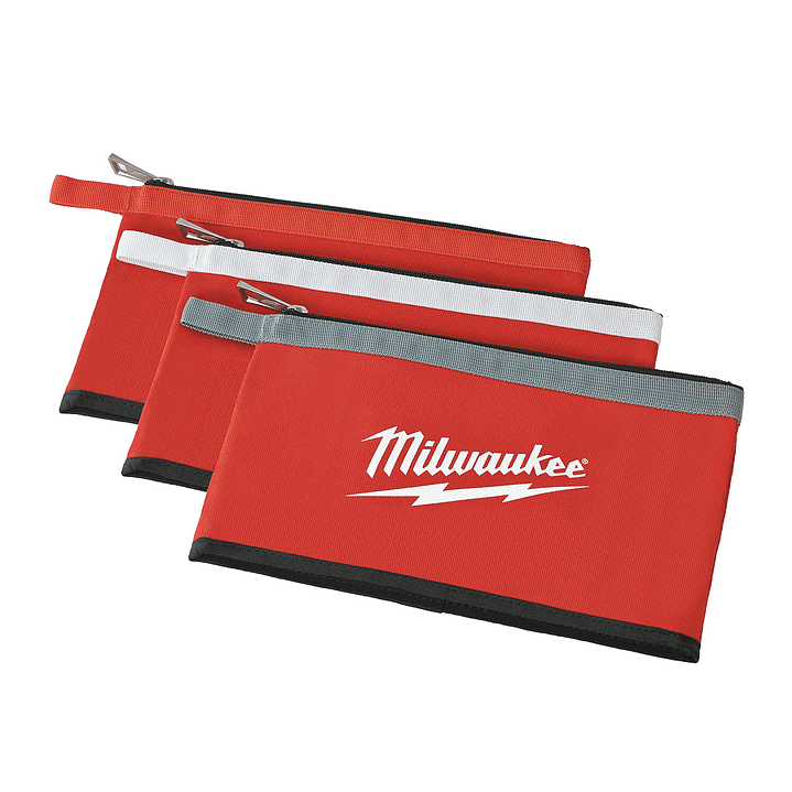 Estuche Con Cierre Milwaukee Heavy Duty Resistente - Pack 3 unidades 48-22-8193 5