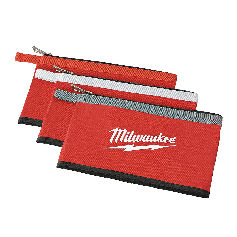 Estuche Con Cierre Milwaukee Heavy Duty Resistente - Pack 3 unidades 48-22-8193 5