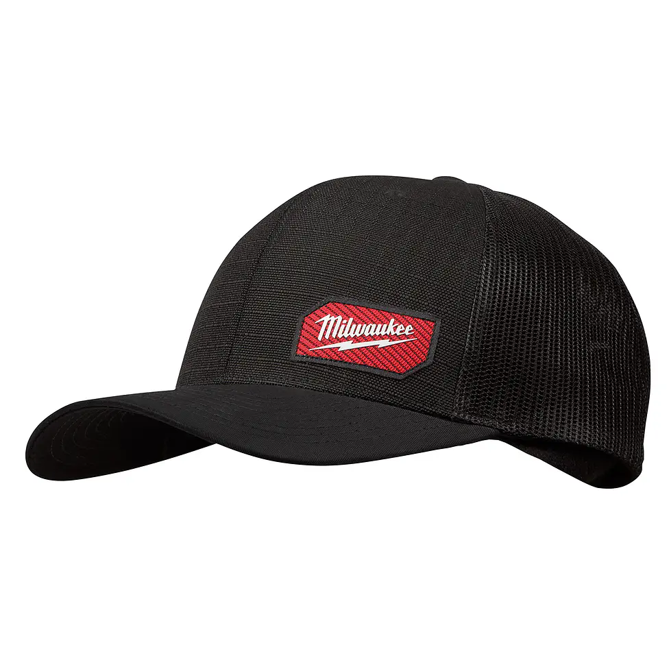 Jockey Con Malla Milwaukee Tamaño Ajustable GRIDIRON - Negro 505B 1