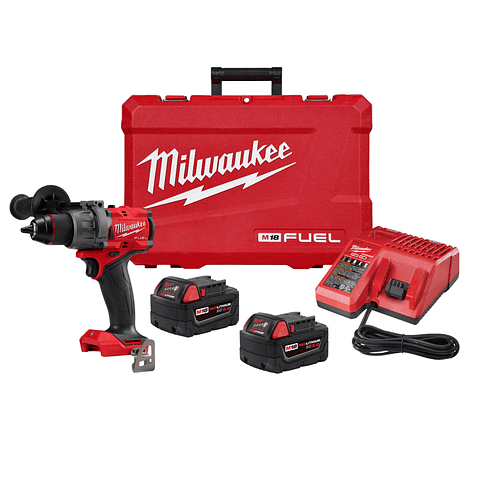 Kit Taladro Percutor Milwaukee M18 Fuel 4ta Gen 2904-22